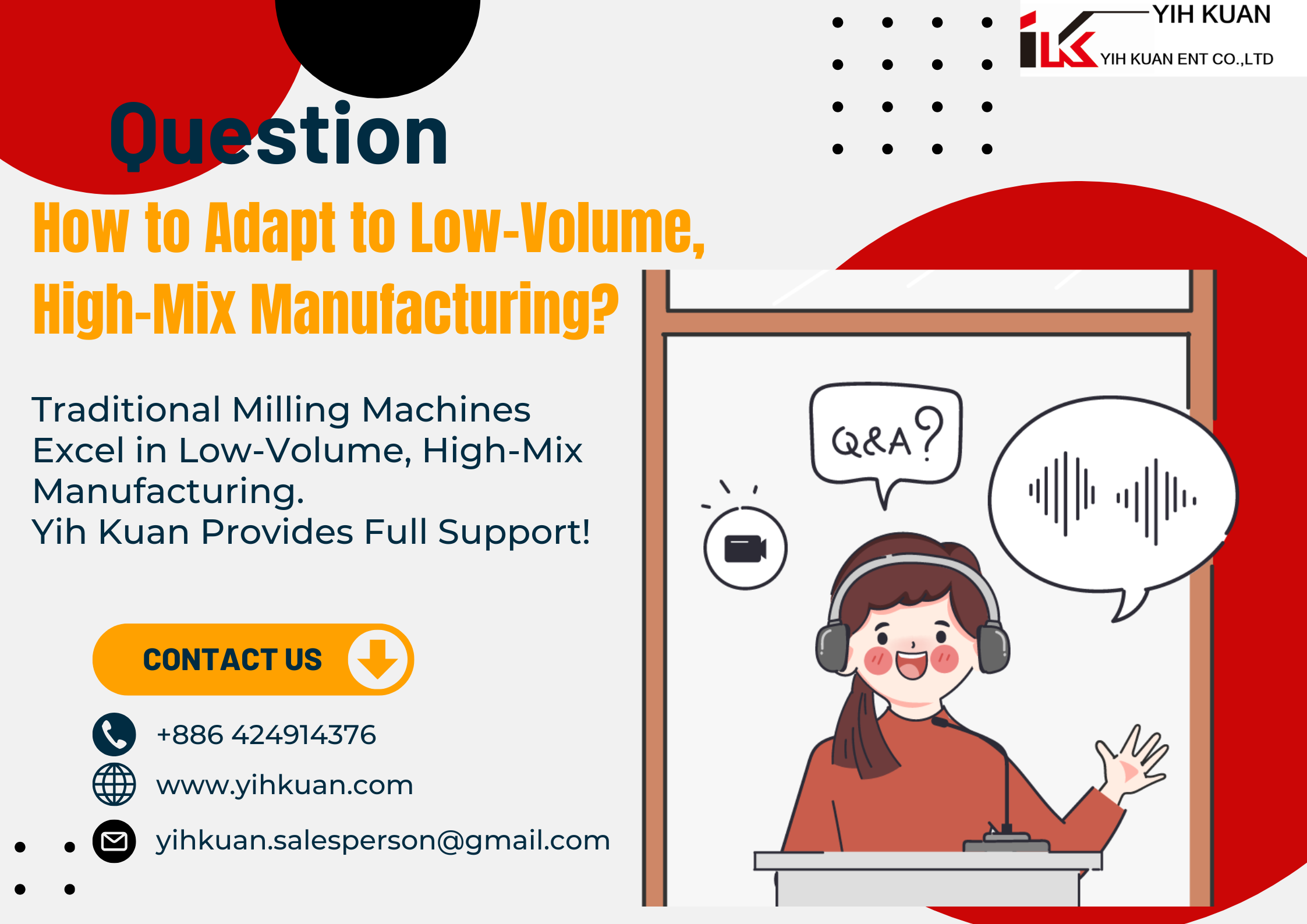News|How Traditional Milling Machines Excel in Low-Volume, High-Mix Manufacturing? YIH KUAN Provides Full Support