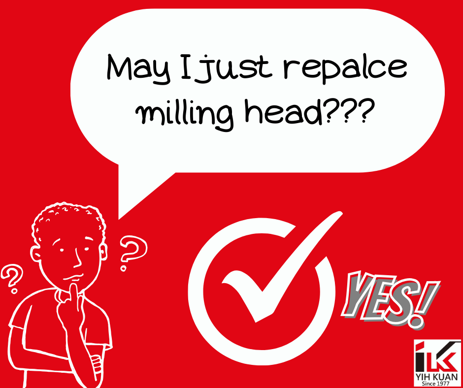 News|Can only the milling machine head be replaced?