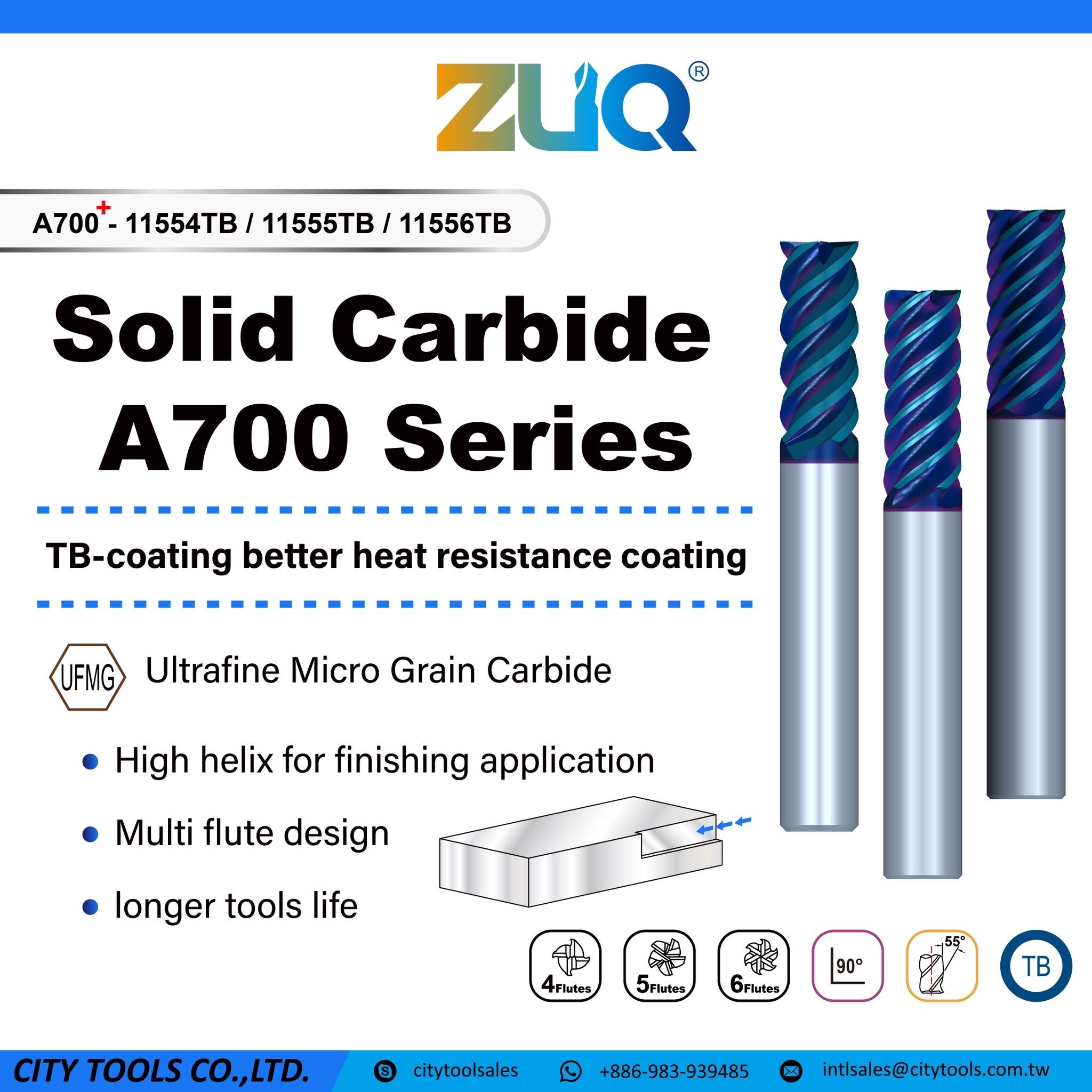 News|A700 Series multi flute design