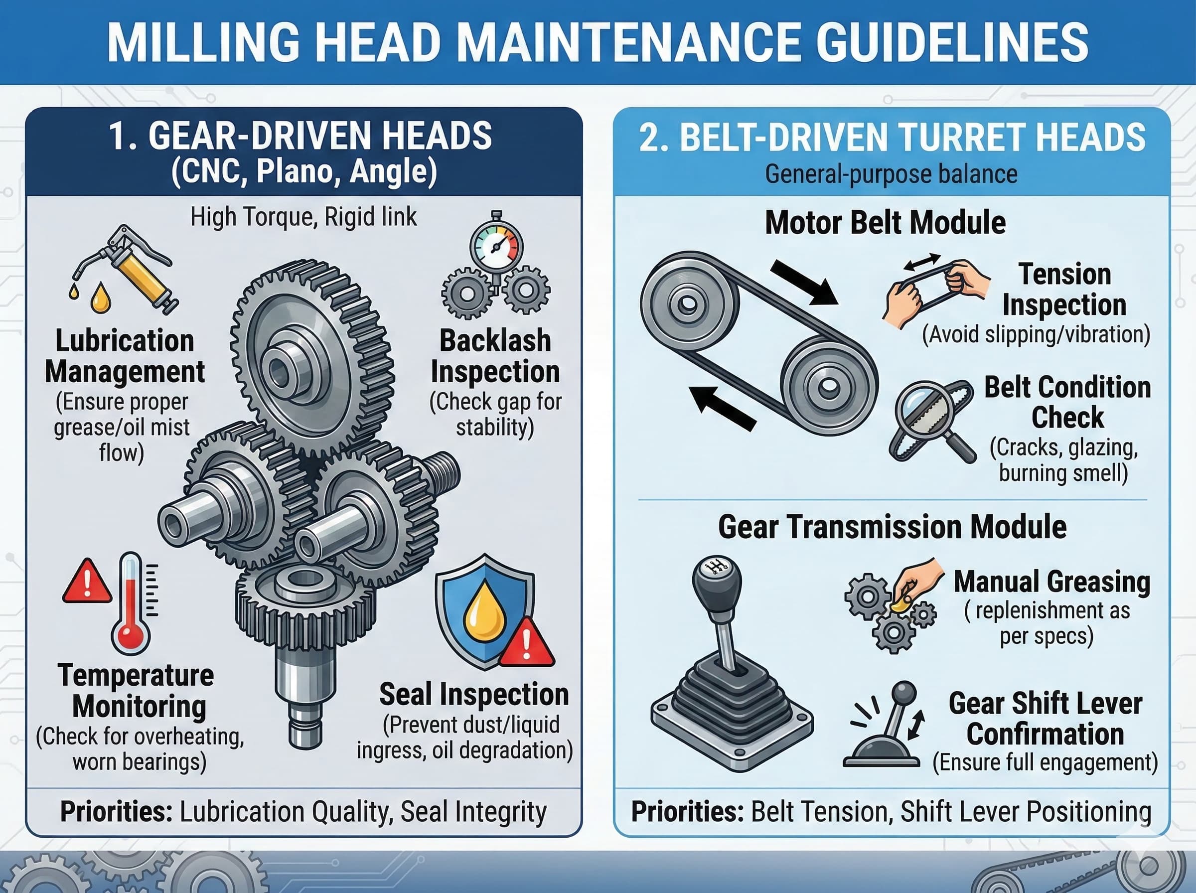 News|Maintenance Key Points for Milling Heads Cultivating the Habit of Regular Maintenance