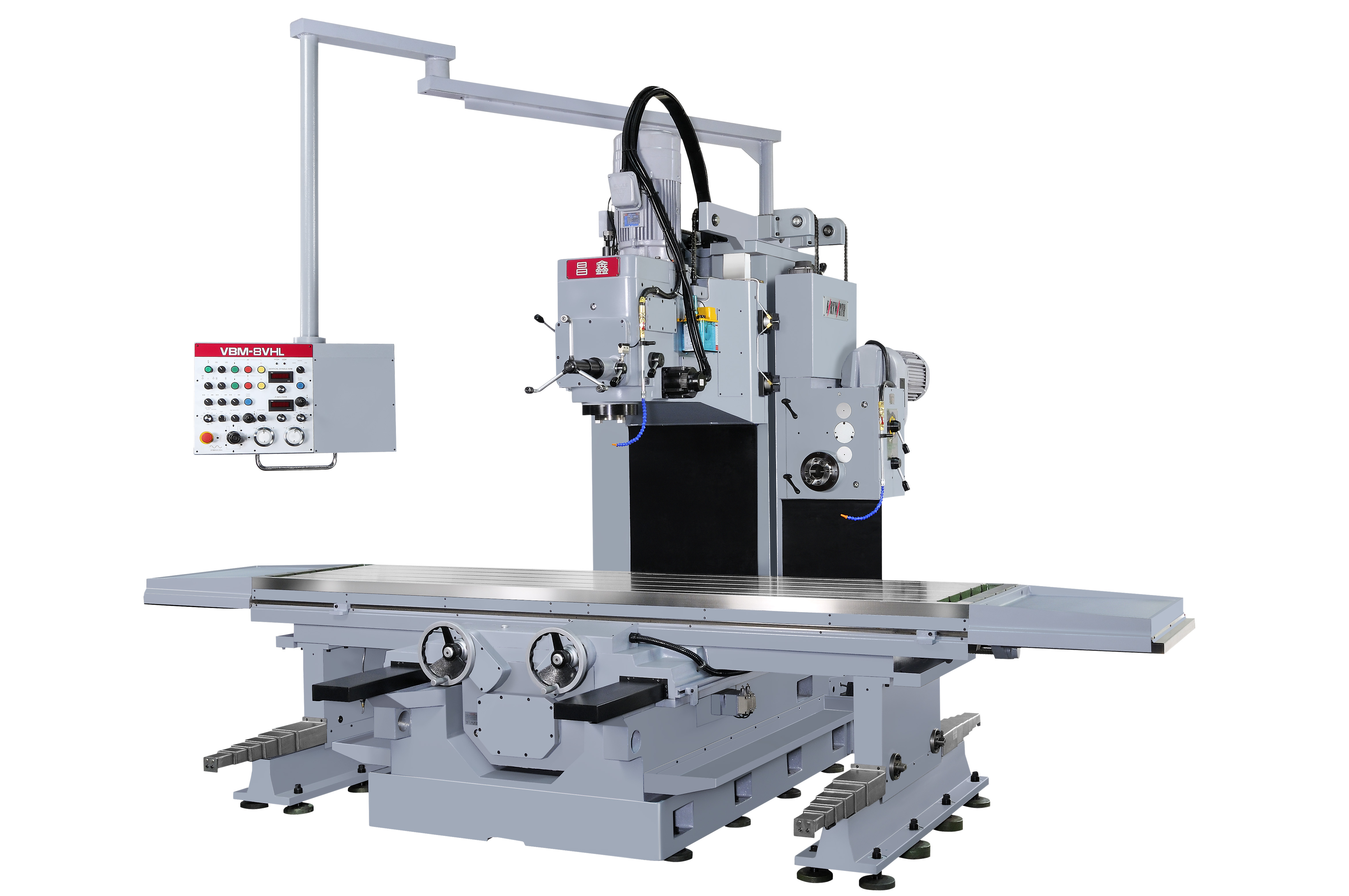 BED TYPE VERTICAL WITH HORZONTAL BORING  & MILLING MACHINE Model: CS-VBM-8VHLL