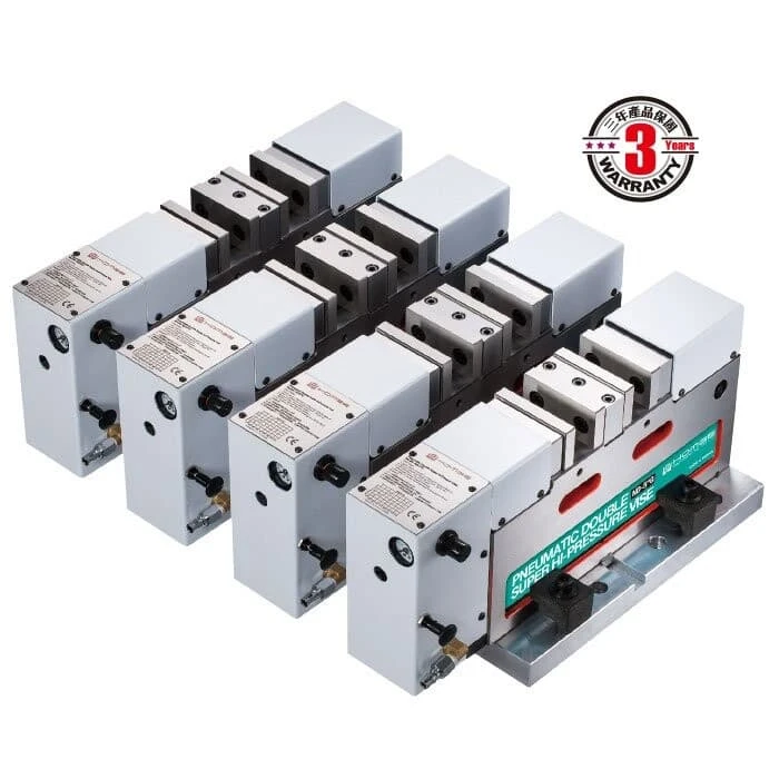 PNEUMATIC DOUBLE SUPER HI-PRESSURE VISE (ND-G)