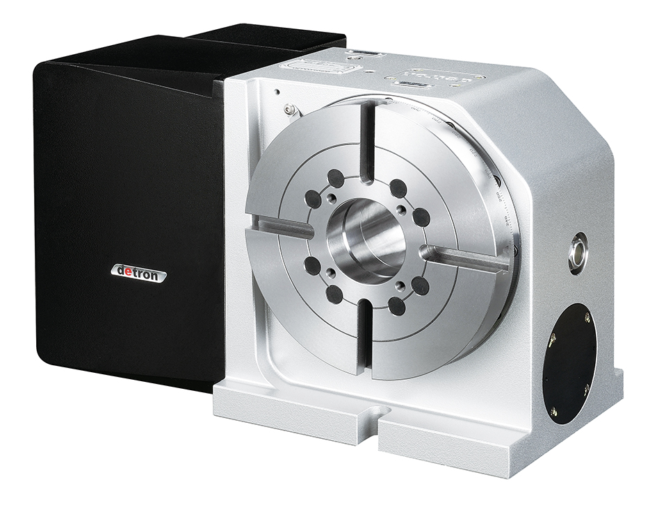Products|CNC Rotary Table (High - Power Clamp, Motor at Left) GVA-210SL