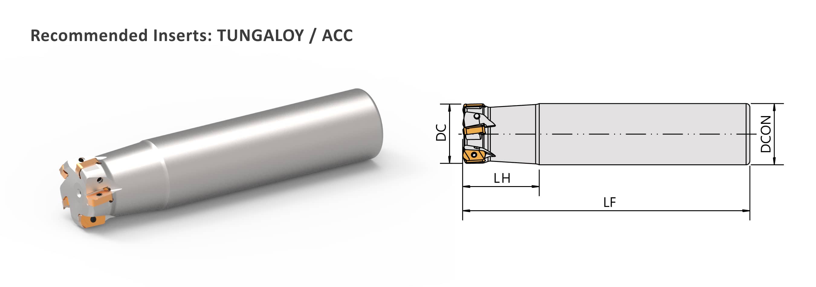 High Feed Milling Cutters - EXN