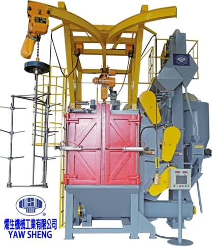 Products|HANGING TYPE  SHOT BLASTING MACHINE