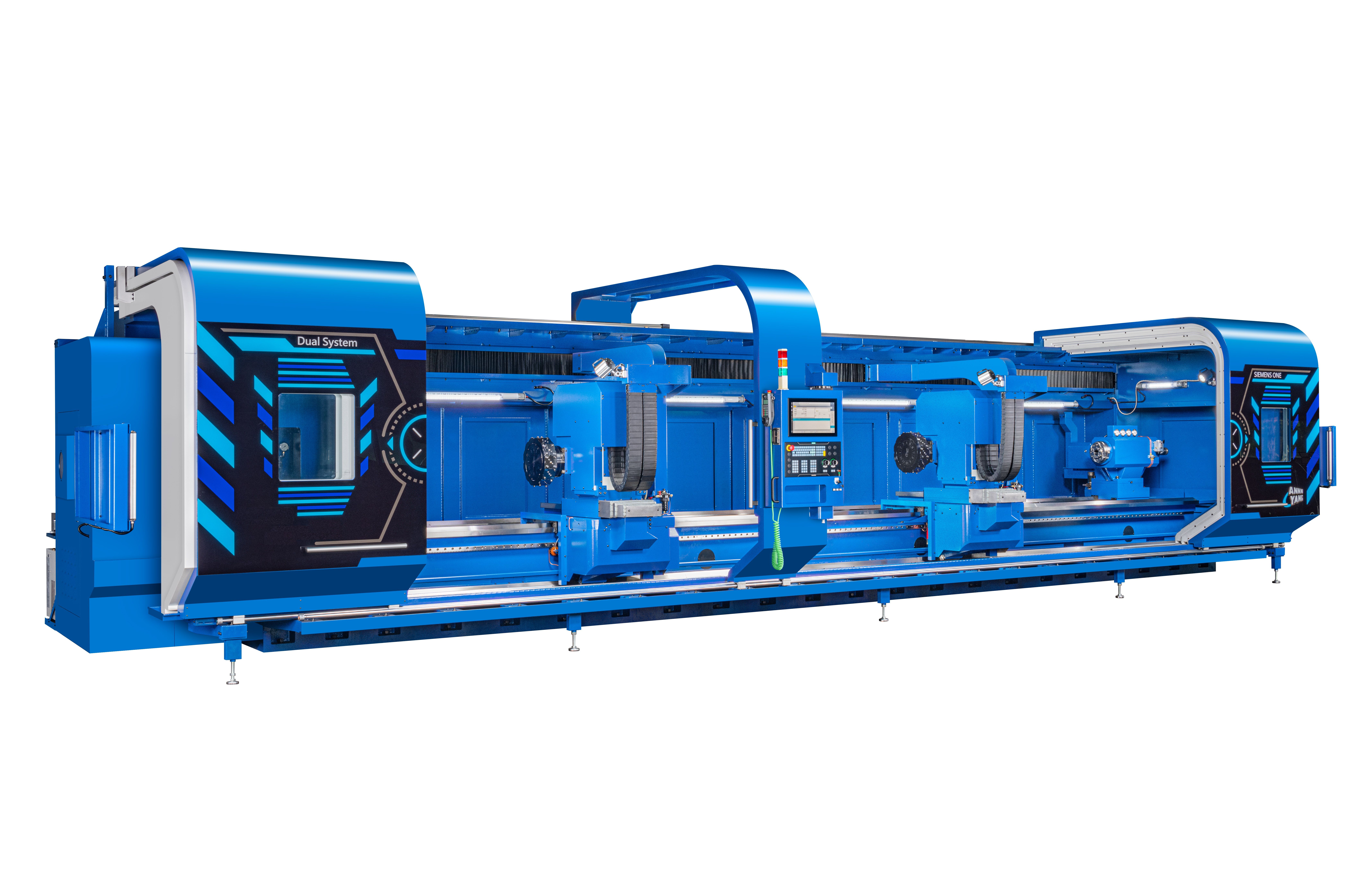 CNC Lathe with dual system