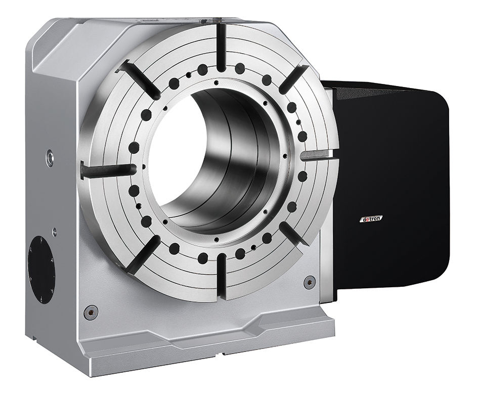 Products|CNC Rotary Table (Ultra Big Spindle Bore, Hydraulic Clamp) GXA-500H