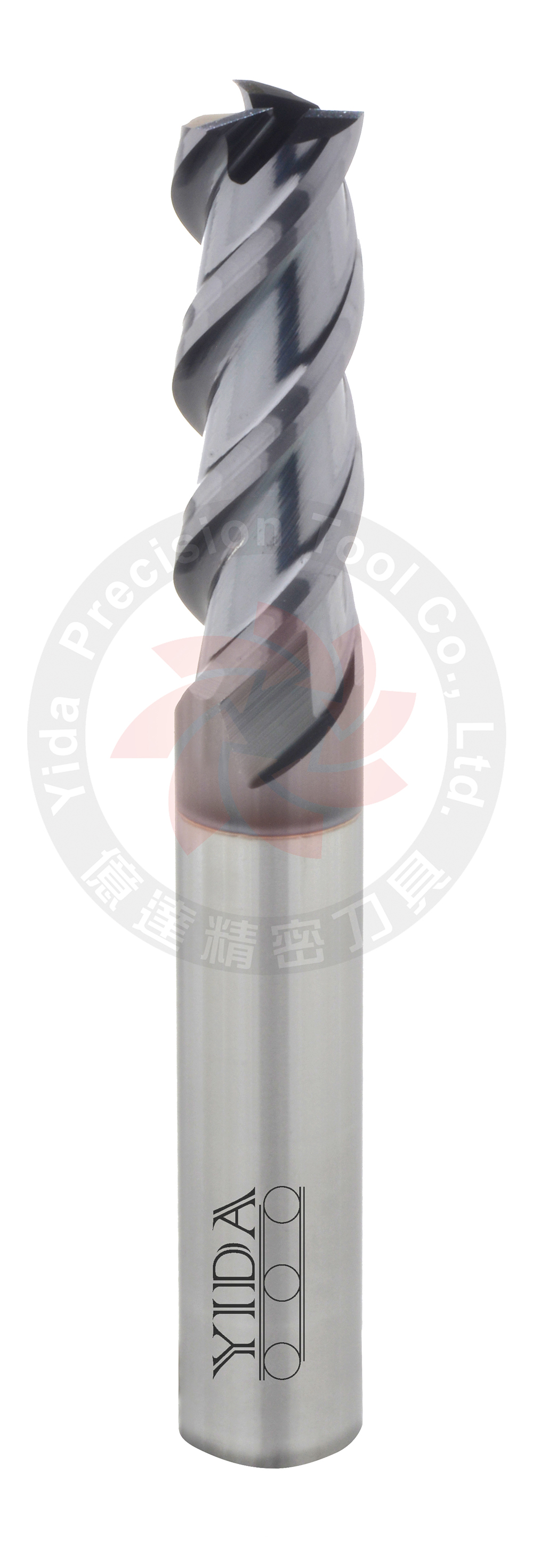 獅王系列 - 3刃鎢鋼立銑刀 - HRC<45