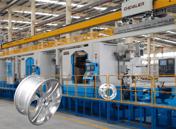 Products|New intelligent gantry-type automatic aluminum wheel production equipment