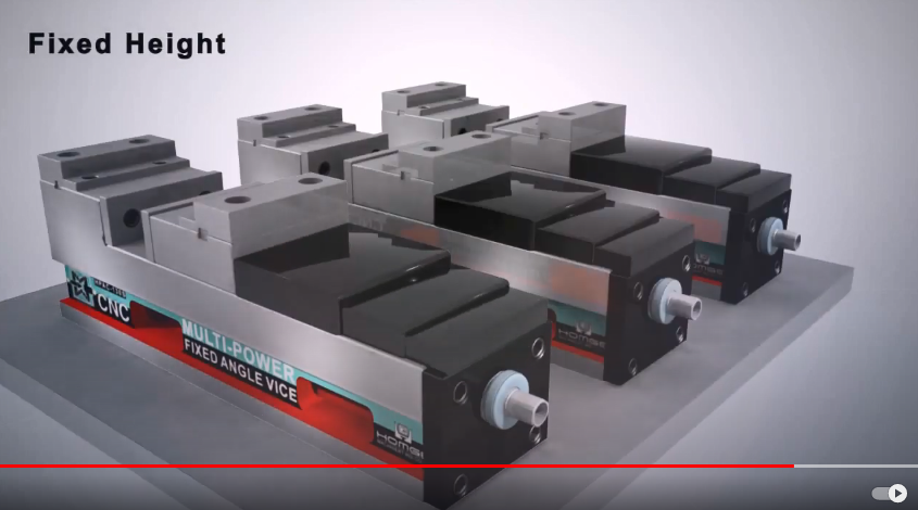 Video|Multi-Power CNC Precision Fixed Angle Vise_ HPAC-S from HOMGE