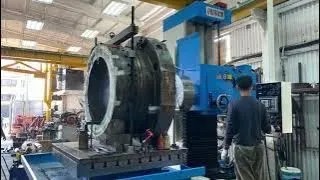Facing Head machining job, HBM-110L