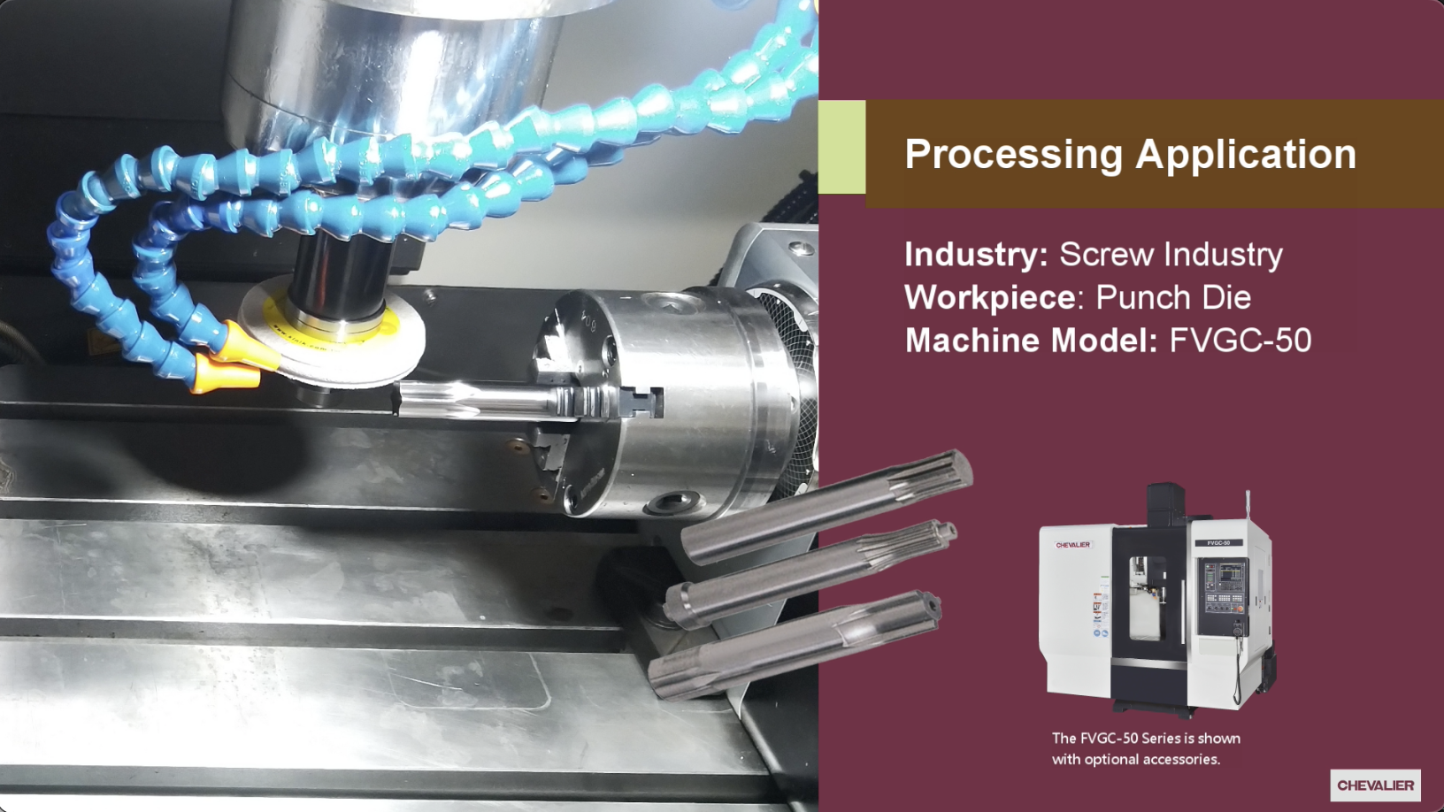 Screw Industry│Punch Die Processing Application_FVGC-50