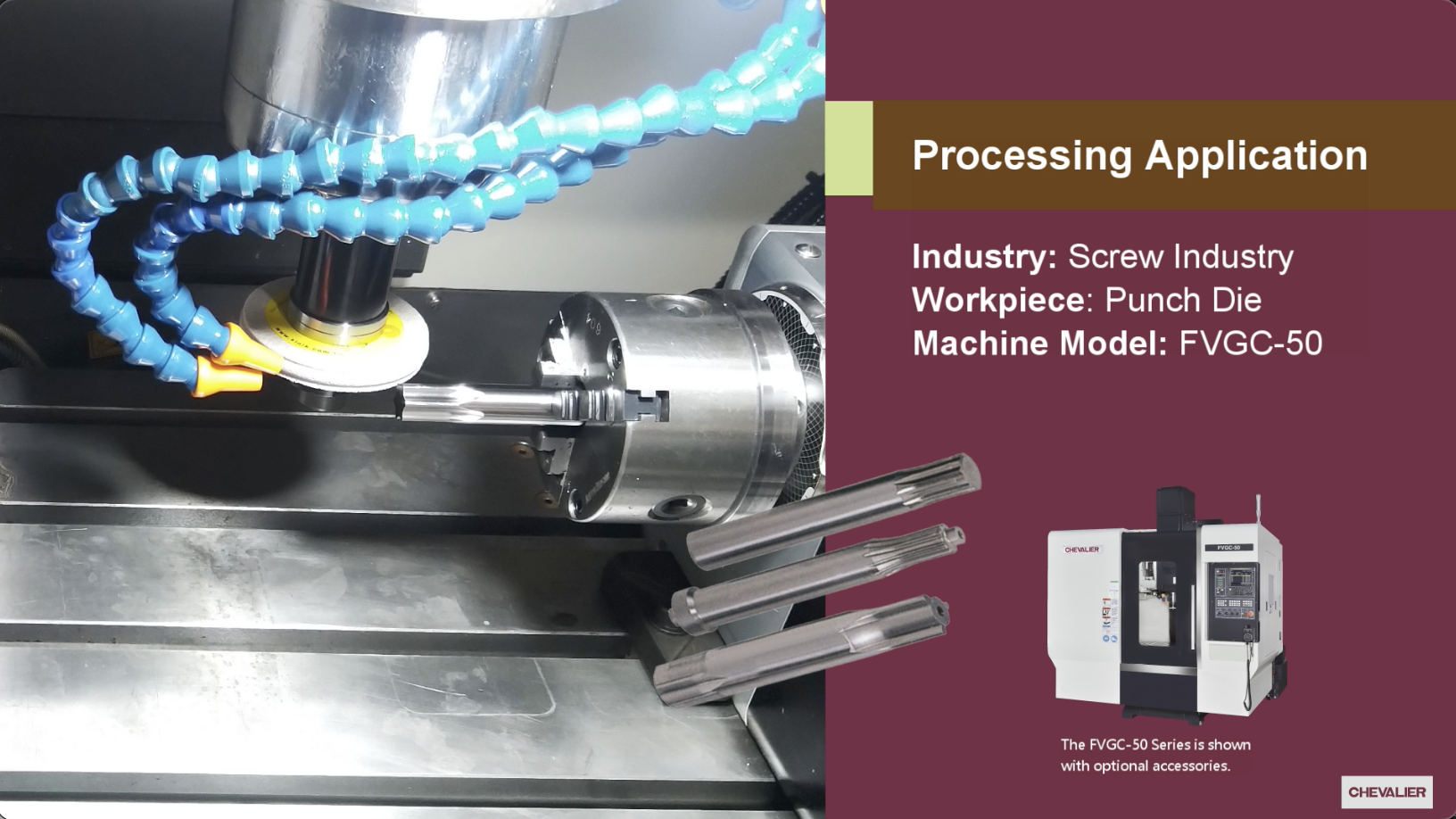 Video|Screw Industry│Punch Die Processing Application_FVGC-50