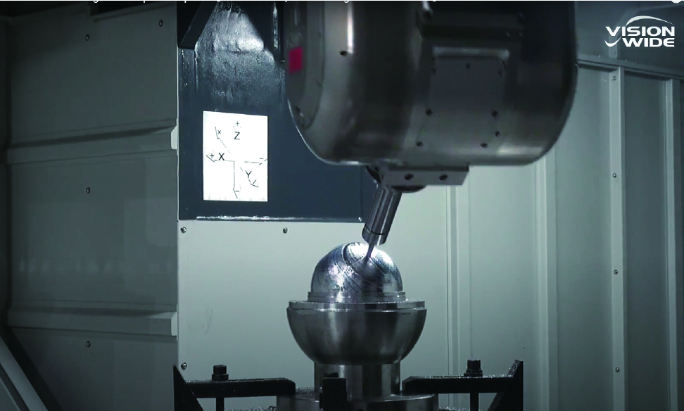 FA 5-axes Synchronized Machining-Ball Shape Workpiece