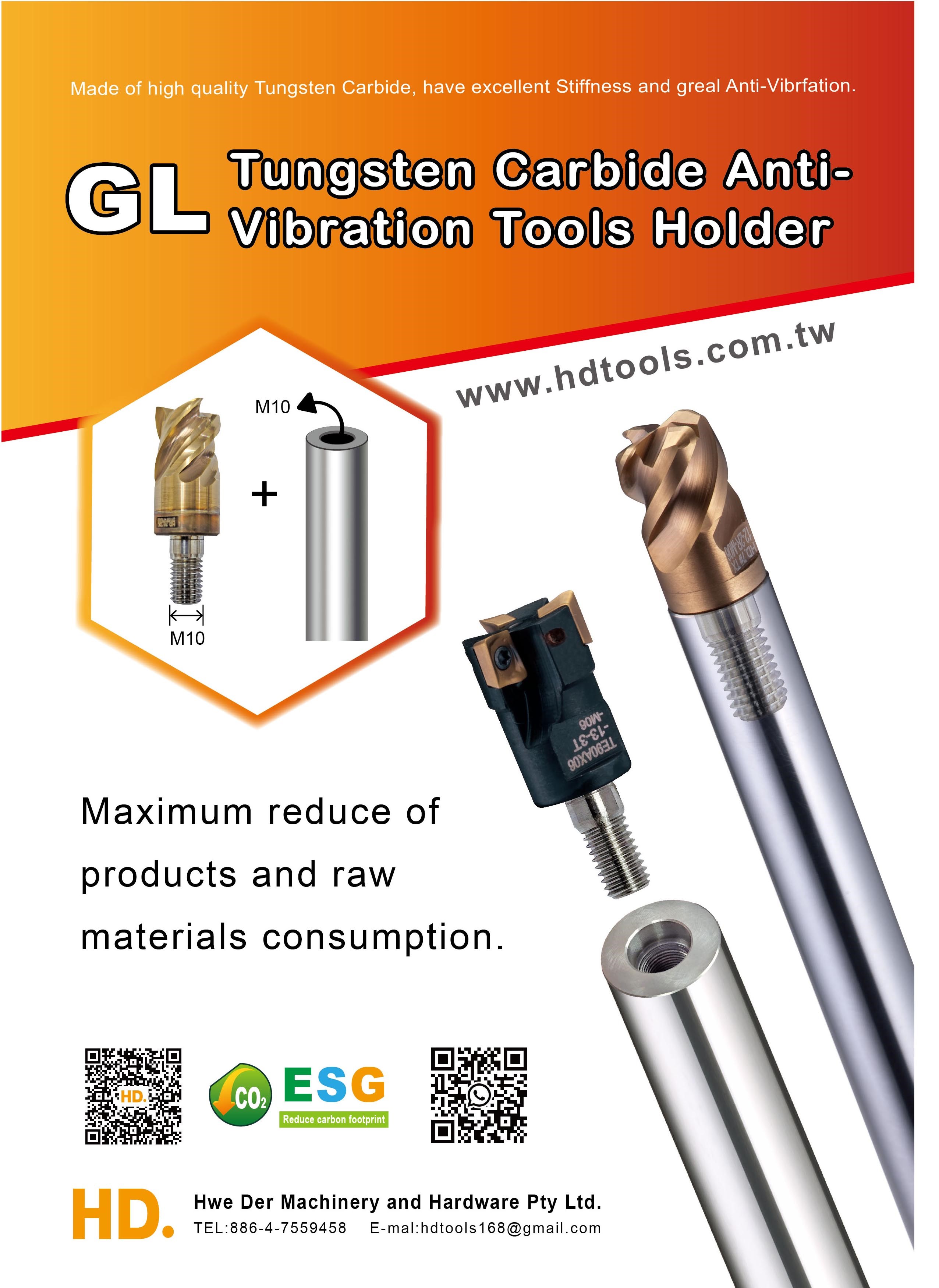GL Tungsten Carbide Anti- Vibration Tools Holder