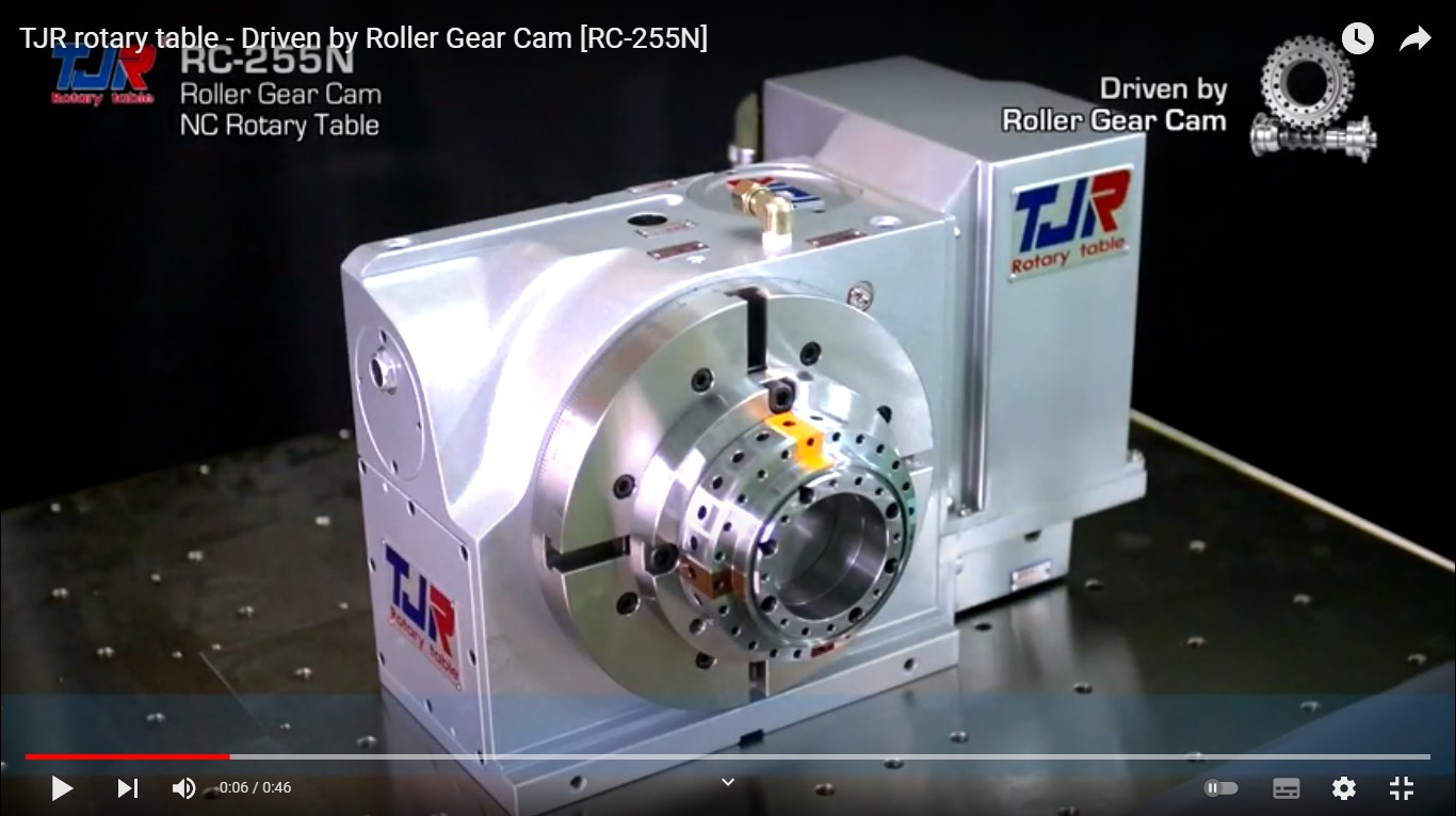 TJR rotary table - Driven by Roller Gear Cam [RC-255N]