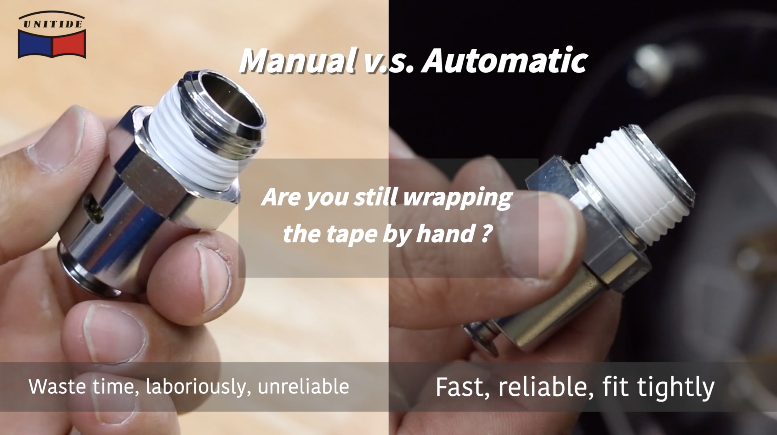 【UNITIDE】Seal Tape Wrapping Machine : Save time and improve work efficiency !