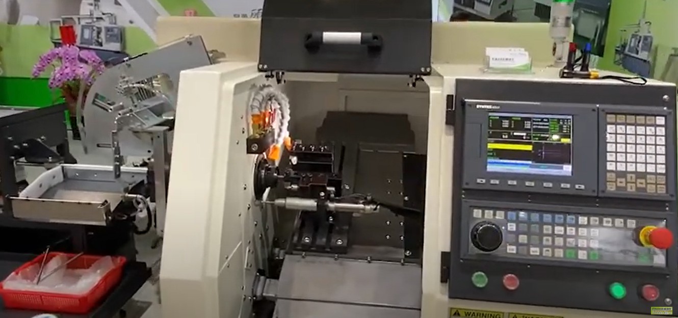 影片|HC-20N 後送專用機 CNC Lathe with back-side auto loading/unloading device