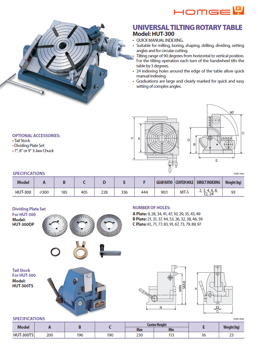 Catalog|UNIVERSAL TILTING ROTARY TABLE