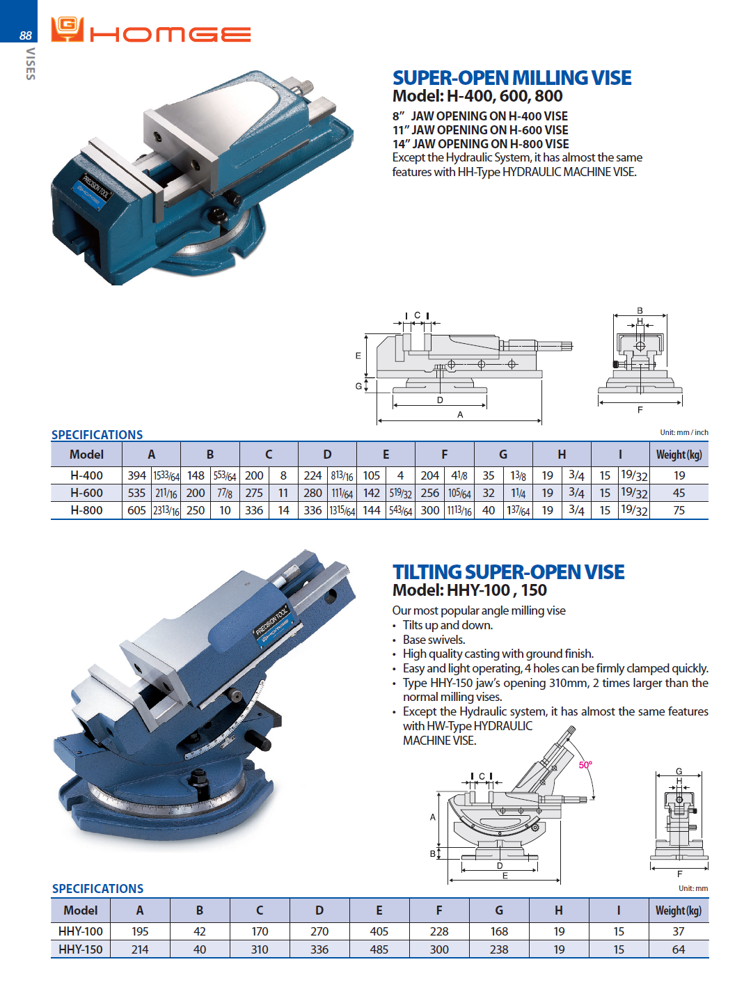 Catalog|SUPER-OPEN MILLING VISE