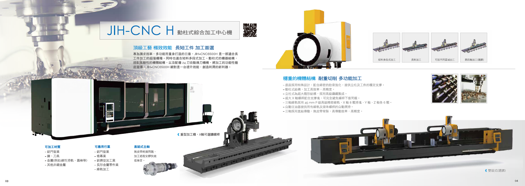型錄|2022日意機械CNC綜合中文版P3 JIH-CNC H