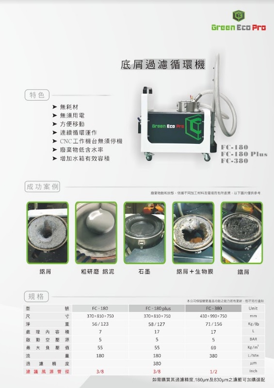 FC底屑處理循環機系列