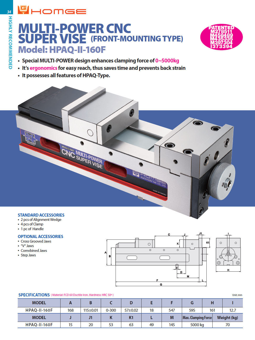 Catalog|MULTI-POWER CNC SUPER VISE (FRONT-MOUNTING TYPE)