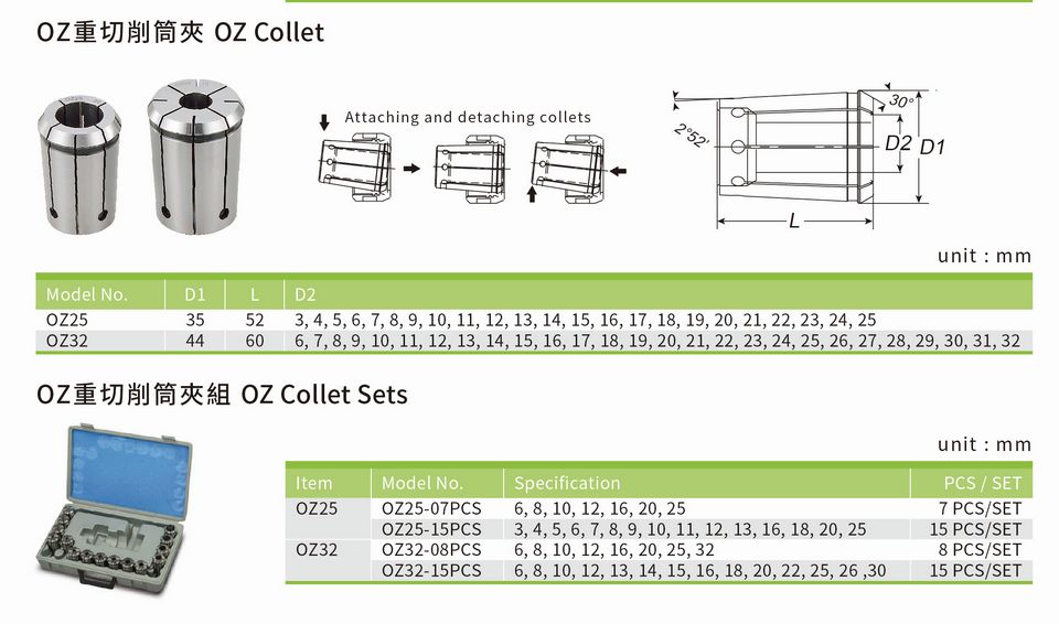 Catalog|OZ COLLET