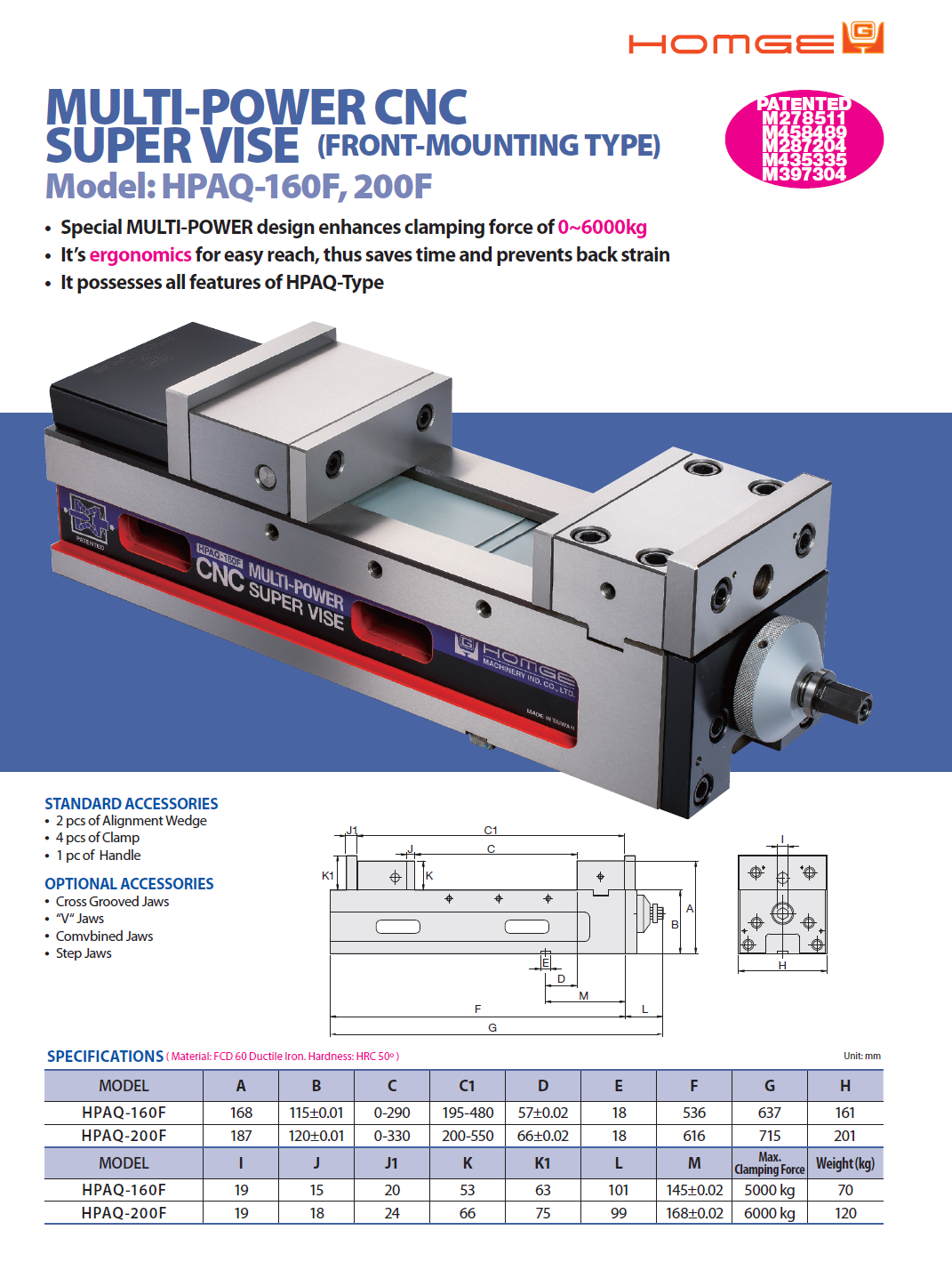 Catalog|MULTI-POWER CNC SUPER VISE (FRONT-MOUNTING TYPE)