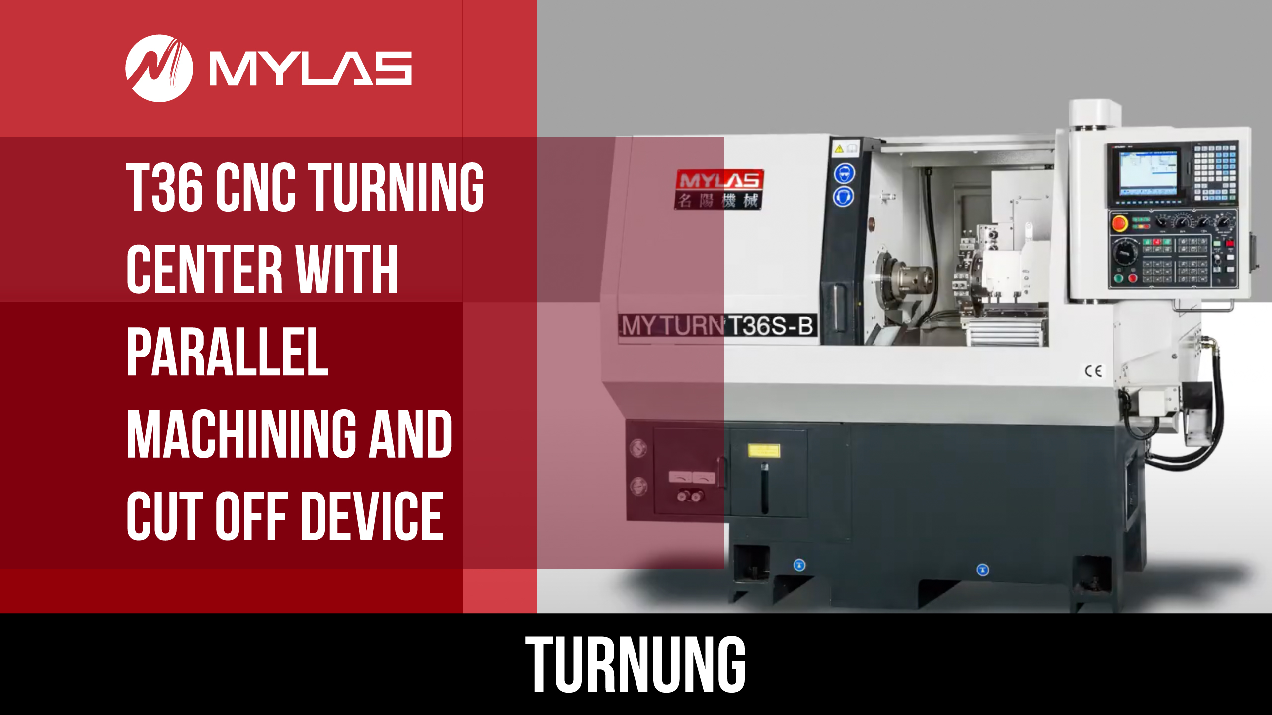 影片|T36 CNC 車削中心 - 搭載平行加工與切斷裝置