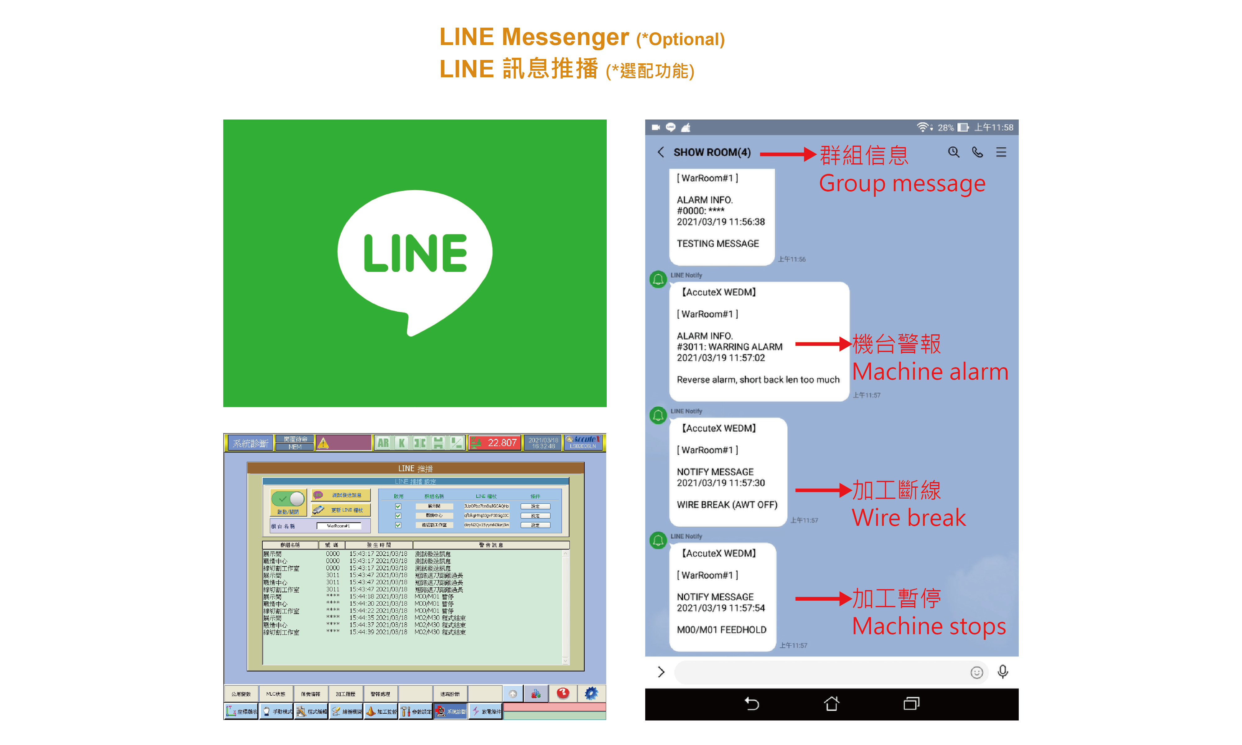 LINE 訊息推播