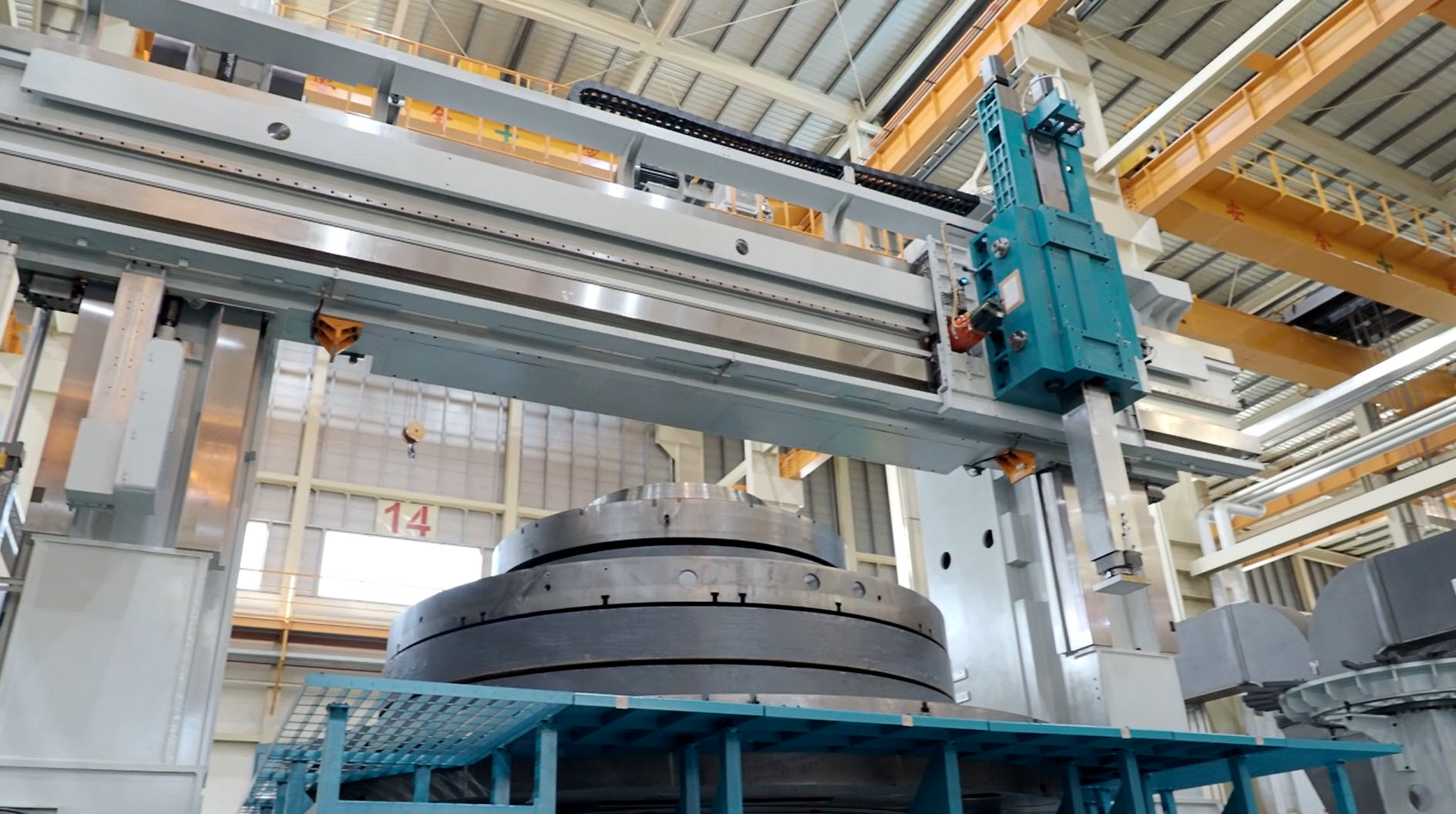 Video|Total Solution in Wind Energy Industry -Honor PL-600CM Vertical Turning Center with Y axis