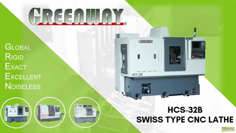 HCS-32B Swiss Type CNC Lathe